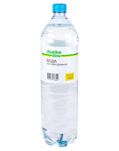 Вода питьевая негазированная 1 5 л Каждый день