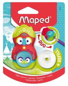 Точилка ластик Fancy 1 отверстие Maped