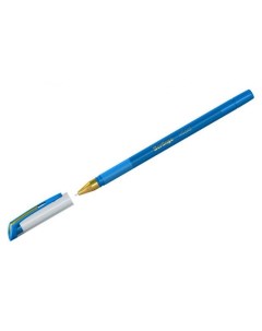 Ручка шариковая xGold 0 7мм игольчатый стержень голубой Berlingo