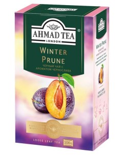 Чай черный Зимний Чернослив листовой 100 г Ahmad tea