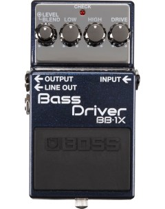 Педали эффектов для гитар BB 1X педаль для бас гитары Bass Driver Boss
