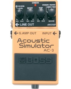 Педали эффектов для гитар AC 3 педаль гитарная Acoustic Simulator Boss