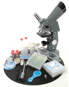 Микроскоп игрушечный 100x 300x 1000x Edu-toys