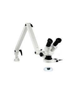 Микроскоп стереоскопический 10 20x на струбцине бинокулярный Eschenbach
