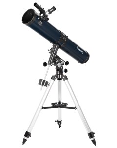 Телескоп Levenhuk Левенгук Spark 114 EQ с книгой Discovery
