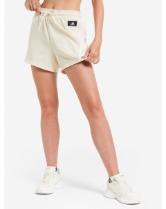 Шорты женские Sportswear Future Icons 3 Stripes Бежевый Adidas