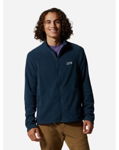 Джемпер флисовый мужской Polartec Microfleece Full Zip Синий Mountain hardwear