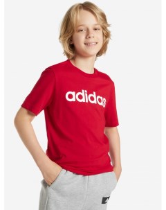 Футболка для мальчиков Essentials Linear Logo Красный Adidas