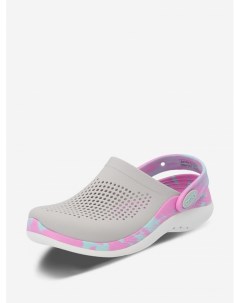 Сабо детские LiteRide 360 Marbled Clog K Белый Crocs