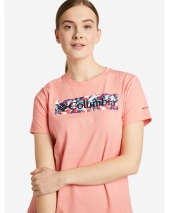 Футболка женская Sun Trek SS Graphic Tee Оранжевый Columbia