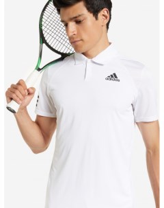 Поло мужское Club 3 Stripe Tennis Белый Adidas