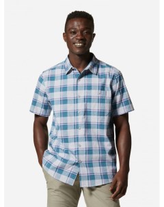 Рубашка с коротким рукавом мужская Big Cottonwood Short Sleeve Shirt Зеленый Mountain hardwear
