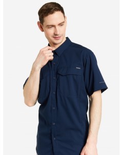 Рубашка мужская Silver Ridge Lite Short Sleeve Shirt Синий Columbia