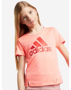 Футболка для девочек Оранжевый Adidas
