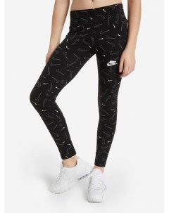 Легинсы для девочек Sportswear Favorites Черный Nike