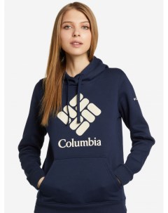 Худи женская Trek Graphic Hoodie Синий Columbia