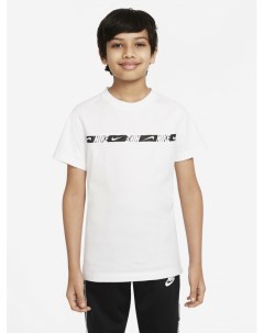 Футболка для мальчиков Sportswear Repeat Белый Nike