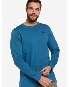 Лонгслив мужской Back Logo Long Sleeve Синий Mountain hardwear