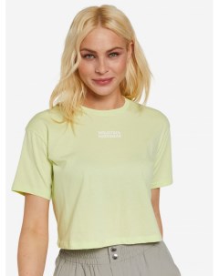 Футболка женская Logo Crop Short Sleeve Зеленый Mountain hardwear