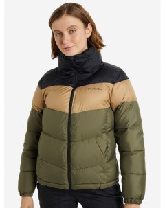 Куртка утепленная женская Puffect Color Blocked Jacket Зеленый Columbia