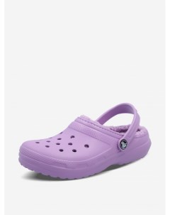 Сабо детские Classic Lined Clog K Фиолетовый Crocs