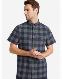 Рубашка с коротким рукавом мужская Highlands Синий Jack wolfskin