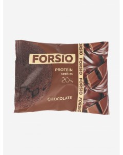 Протеиновое печенье со вкусом шоколада 40 г Коричневый Forsio