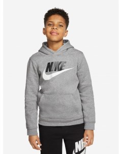 Худи для мальчиков Sportswear Club Fleece Серый Nike