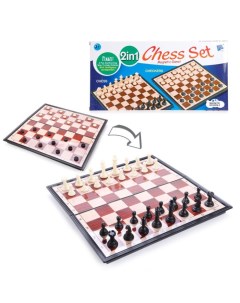 Настольная игра Шашки и шахматы 2 в 1 Наша игрушка