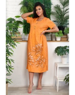 Платье трикотажное Твила оранжевое Инсантрик