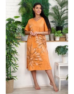 Платье трикотажное Тонни оранжевое Инсантрик