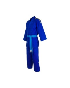 Кимоно для дзюдо подростковое Contest J650B синее с золотыми полосками Adidas