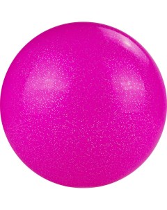 Мяч для художественной гимнастики d19 см ПВХ AGP 19 10 розовый с блестками Torres