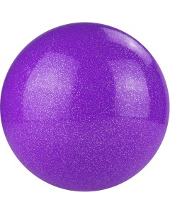 Мяч для художественной гимнастики d19 см ПВХ AGP 19 09 лиловый с блестками Torres
