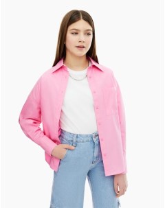 Розовая блузка oversize для девочки Gloria jeans