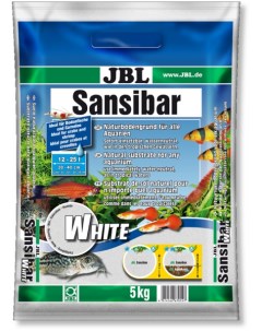 Sansibar WHITE Мелкий белый грунт для пресноводных и морских аквариумов 5 кг Jbl