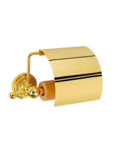Держатель туалетной бумаги Imperiale 10401 с крышкой Золото Boheme