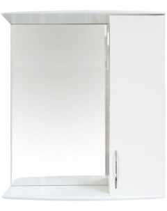 Зеркальный шкаф 50х70 1 см белый глянец Роса Ro 50ZSW Orange