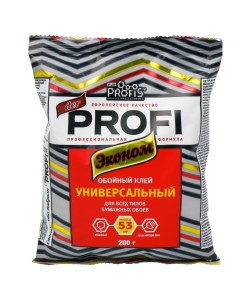 Клей для всех видов обоев Эконом 200 г мягкая упаковка Der profi