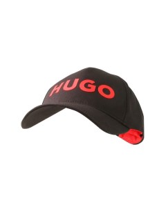 Бейсболка с логотипом бренда Hugo
