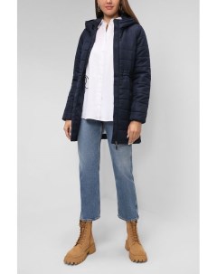 Стеганое пальто с капюшоном Vero moda