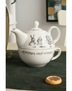 Чайник заварочный с чашкой Alice in Wonderland 250 мл Kitchen craft