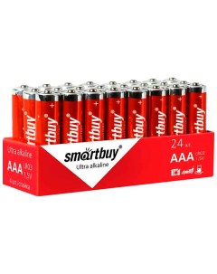 Батарейки LR03 SR4 24шт Smartbuy