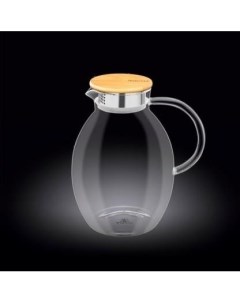 Кувшин 2,4л с крышкой + сетка нерж термостекло | 888212 Wilmax