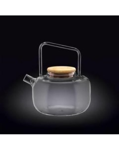 Чайник 800мл заварочный с деревянной крышкой термостекло Wilmax | 888820