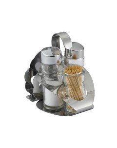 Набор для специй 2 предмета + салфетница, стаканчик для зубочисток Спайс (Китай) | 419А Resto