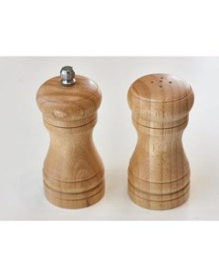Мельница для перца + солонка 10см светлое дерево (Китай) | SMW011A Resto