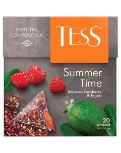 Чайный напиток Summer Time с ароматом малины и фейхоа 20х1 8 г Tess