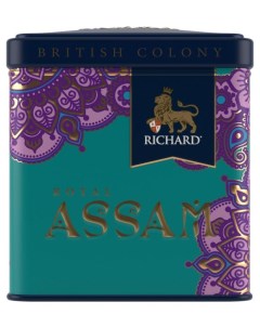 Чай черный British Colony Royal Assam крупнолистовой 50 г Richard