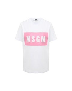 Хлопковая футболка Msgm